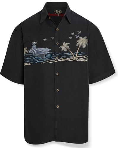 Amazon.com: Bamboo Cay Men's Short Sleeve Almighty Navy Aircraft